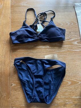 BERLOOK Navy Swim Bottoms - Deep Navy